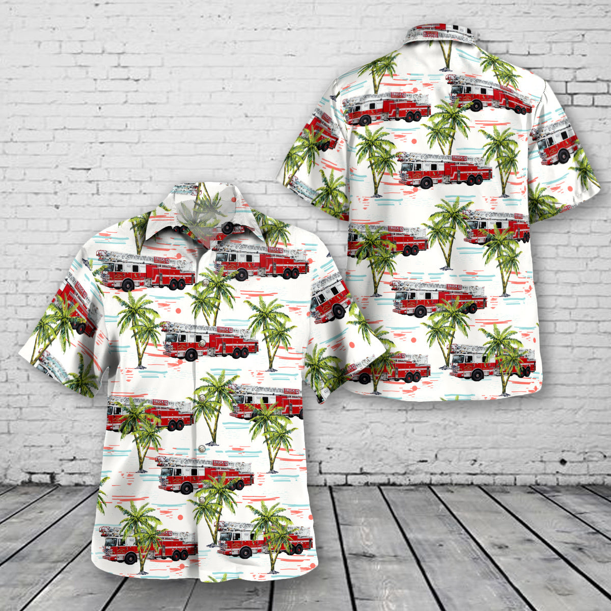 Saint Helena, California, Napa County Fire Department Hawaiian Shirt