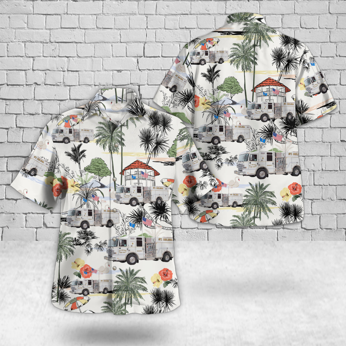 Saint Helena, California, Saint Helena Fire Department Hawaiian Shirt