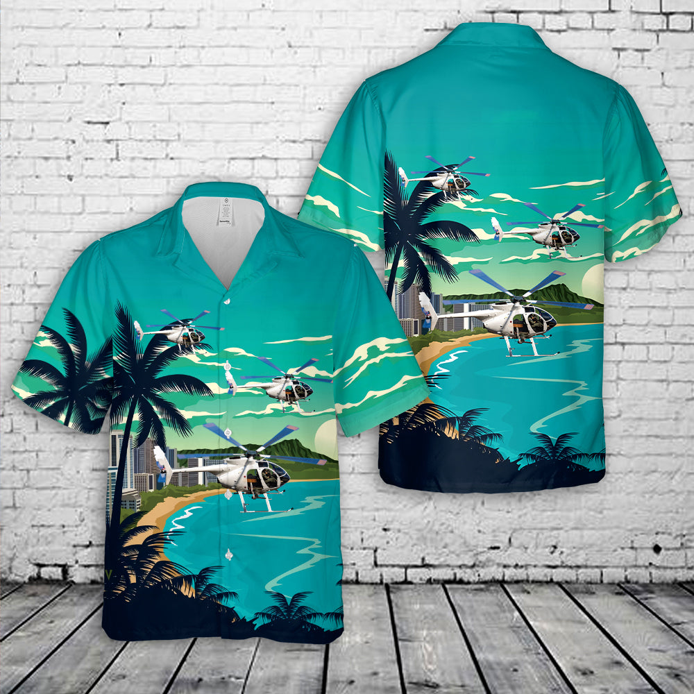 Salvadoran Air Force McDonnell Douglas 530F (369F) Hawaiian Shirt