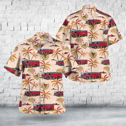 San Antonio, Texas, Bexar County Emergency Services District No.12 Hawaiian Shirt