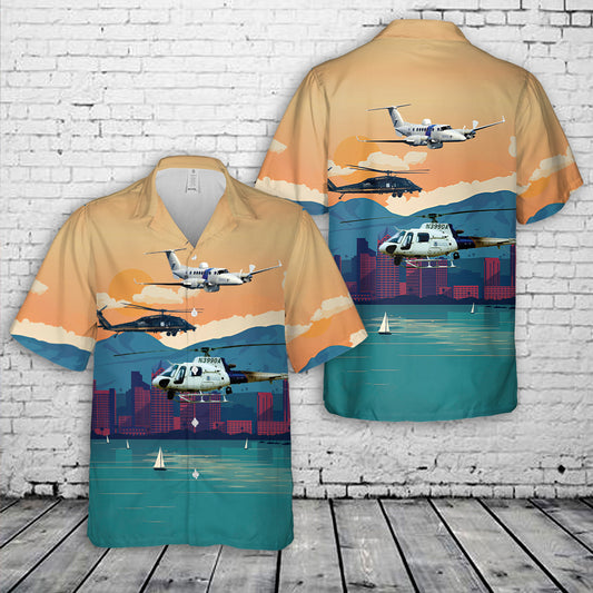 San Diego Air and Marine Branch Hawaiian Shirt