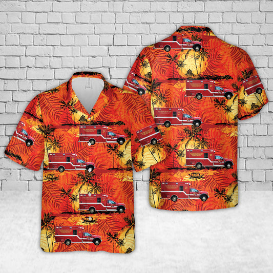 San Diego County Fire Fleet Hawaiian Shirt
