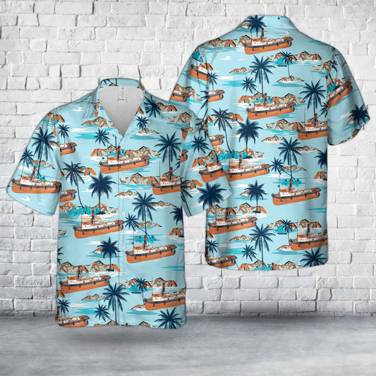 Sanson Tugboat Hawaiian Shirt