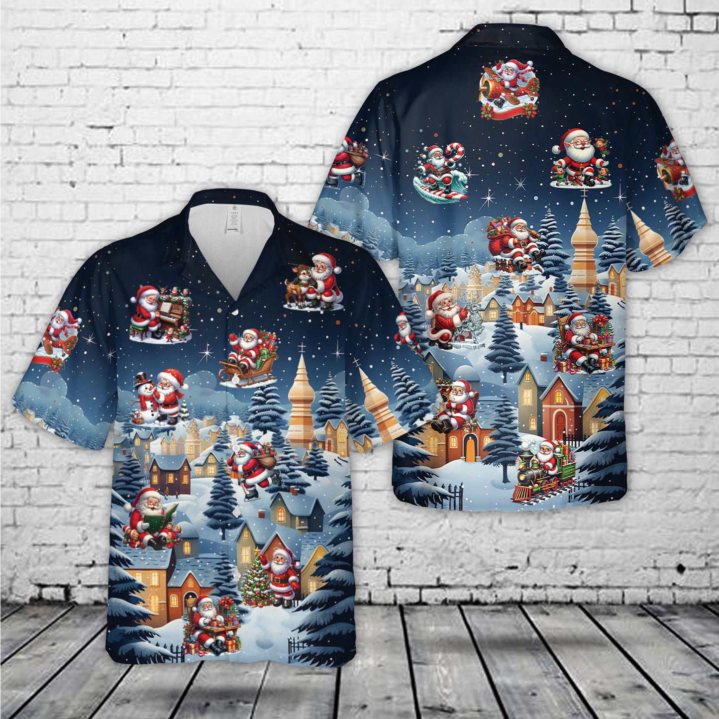 Santa Claus Christmas Hawaiian Shirt