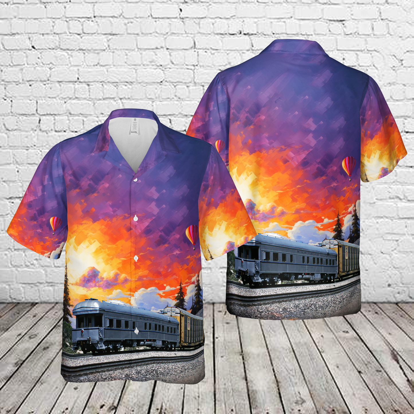 Santa Fe Business Car #1869, The "Cyrus K. Holliday" Hawaiian Shirt