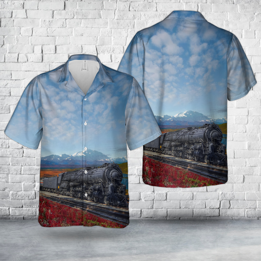 Santa Fe (ATSF) No. 2925 is a 4-8-4 'Northern' Hawaiian Shirt