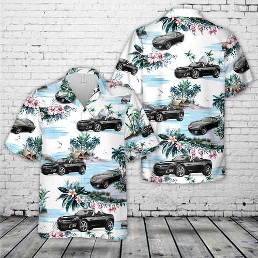Saturn Sky Black (2006-2009) Hawaiian Shirt