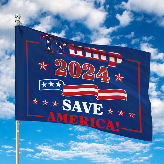 Trump 2024 Save America House Flag