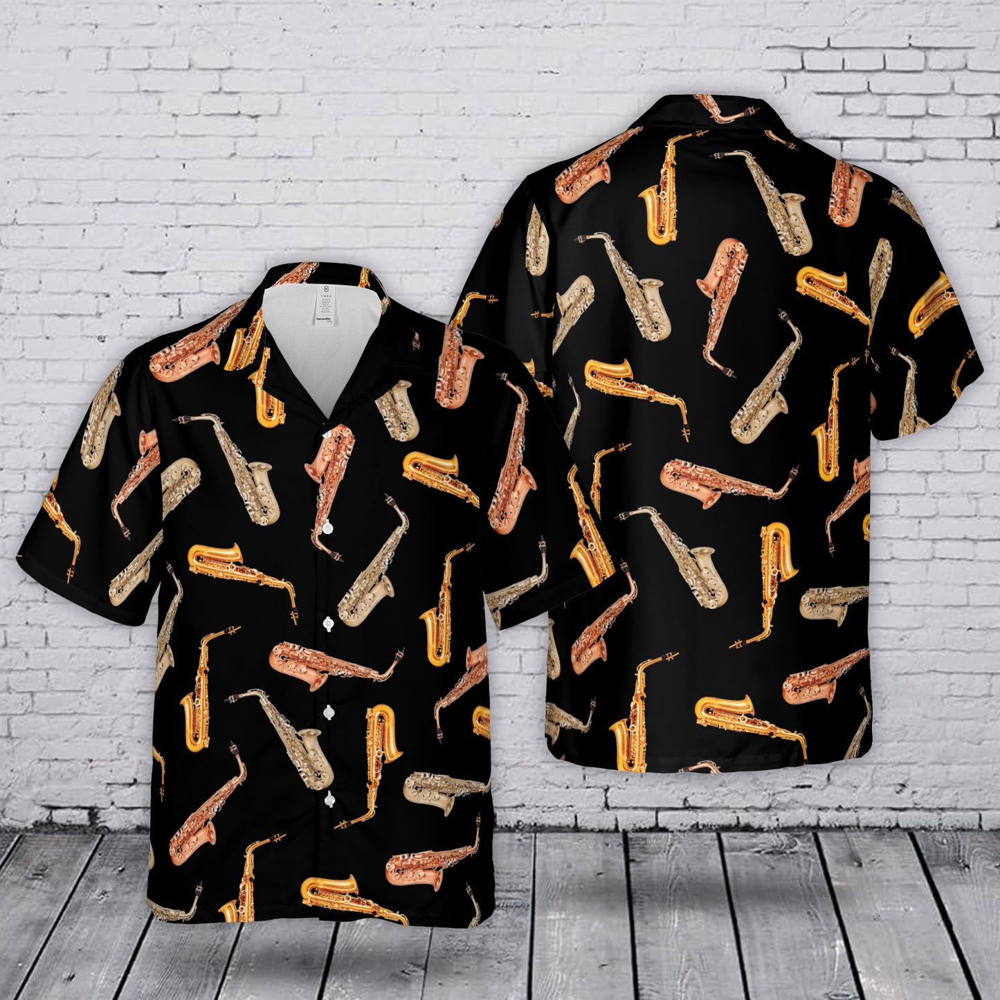 Saxophone Musical Instrument Hawaiian Shirt Hawaiian Shirt
