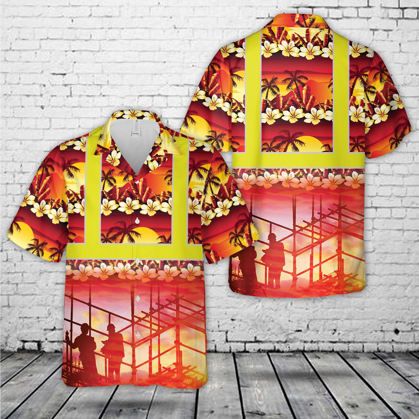 Scaffolder Tropical Hawaiian Shirt
