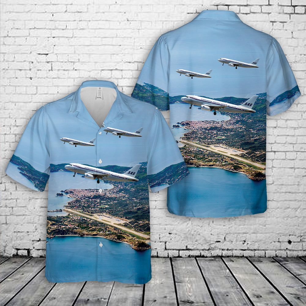 Scandinavian Airlines Hawaiian Shirt