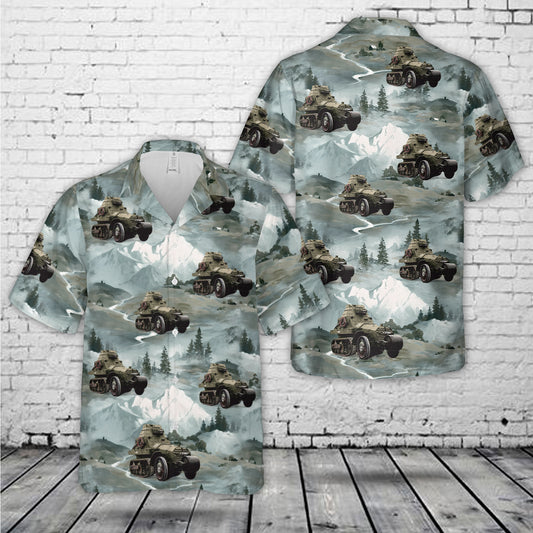 Schneider AMC P16 French half-track armored car Hawaiian Shirt