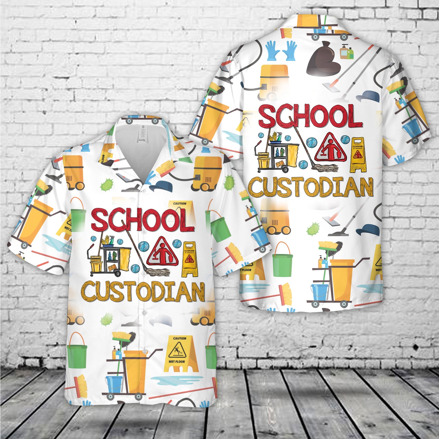 School custodian Hawaiian Shirt