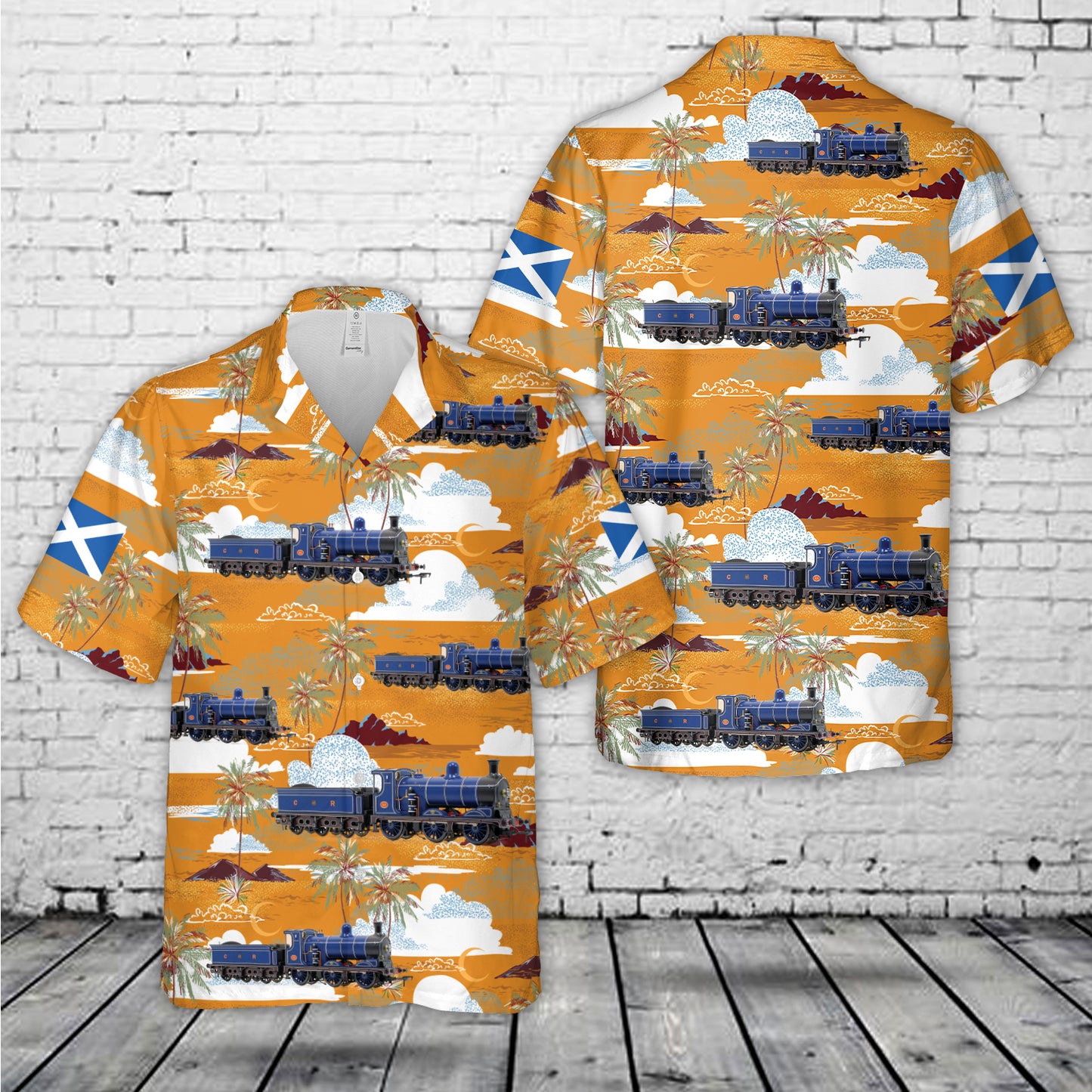 Scottish Caledonian Railway 812 Class 0-6-0 Steam Locomotive No.828 Hawaiian Shirt