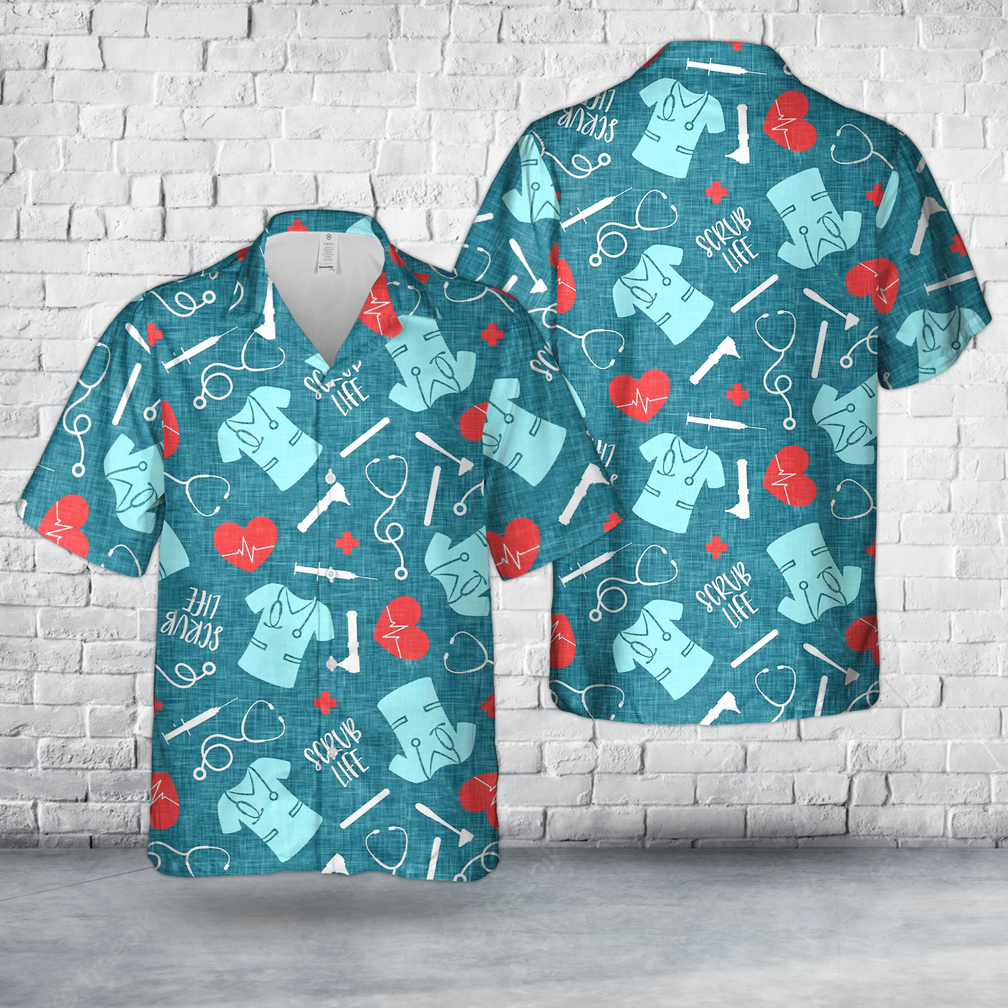 Scrub Life Nursing Hawaiian Shirt