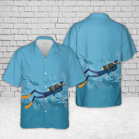 Scuba diving Hawaiian Shirt
