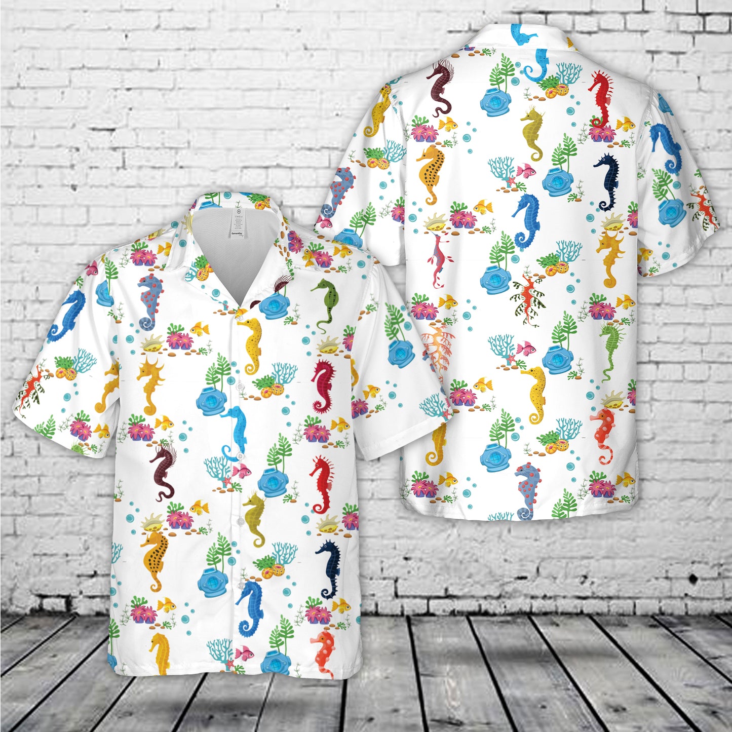 Sea Horse Hawaiian Shirt