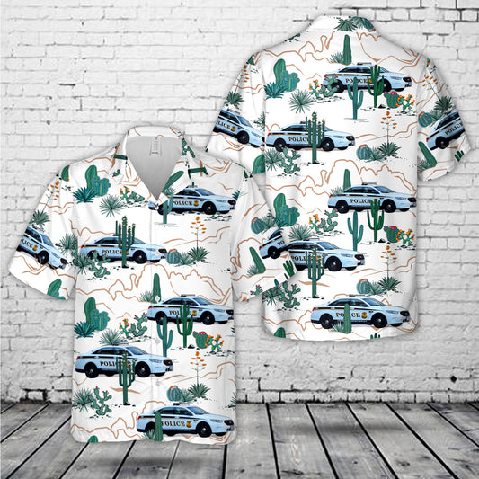 Secret Service Police 0327 Car Ford Interceptor Washington DC Hawaiian Shirt
