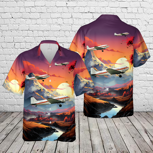 Shawnee Airlines Douglas C-53D Skytrooper (DC-3A) Hawaiian Shirt