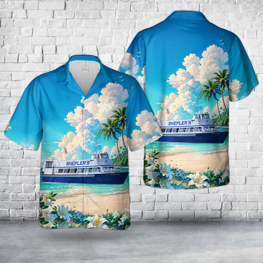 Shepler's Mackinac Island Ferry The Welcome Hawaiian Shirt