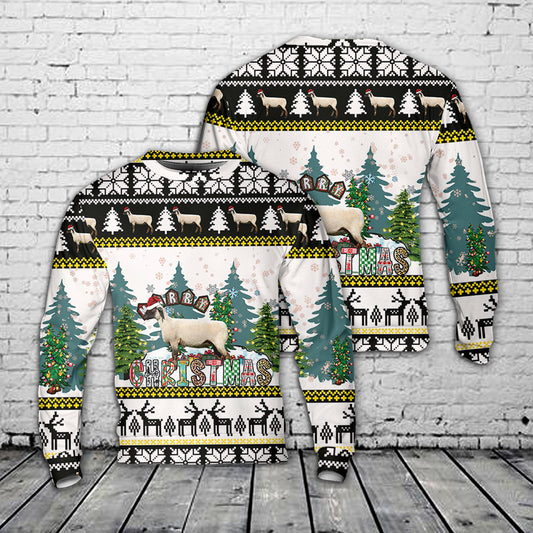 Show Lamb Christmas AOP Sweater