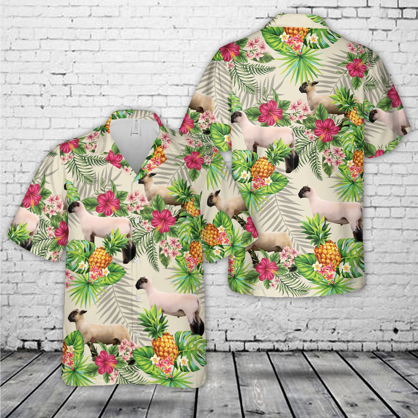 Show Lamb Hawaiian Shirt