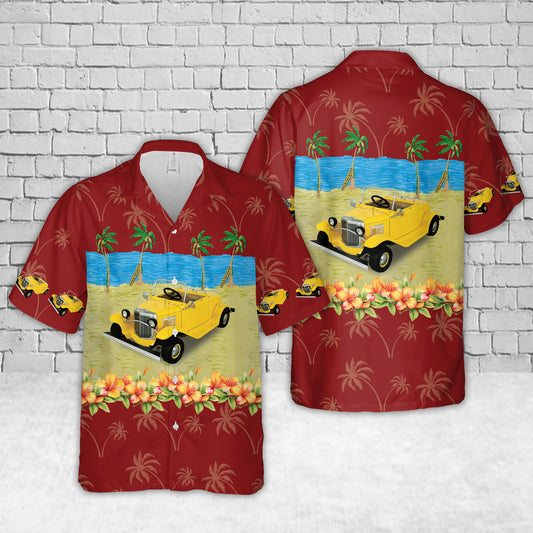 Shriners Go Cart Hawaiian Shirt