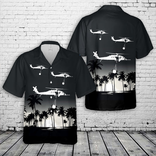 Sikorsky HH-60 Pave Hawk Pilot Firefighting Hawaiian Shirt