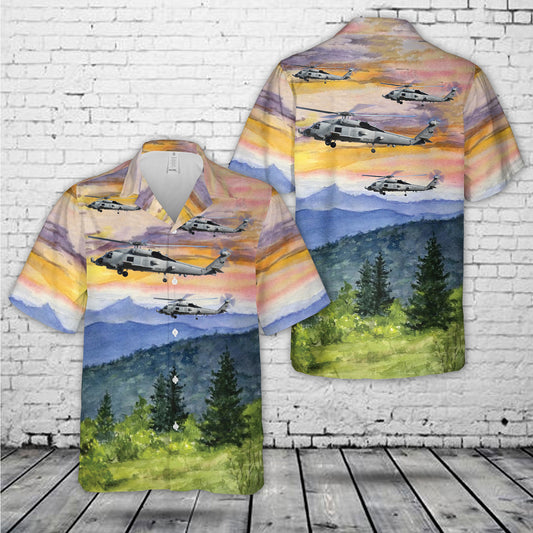 Sikorsky MH-60R Seahawk HSM-51 Hawaiian Shirt