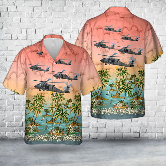 Sikorsky UH-60 Black Hawk Hawaiian Shirt