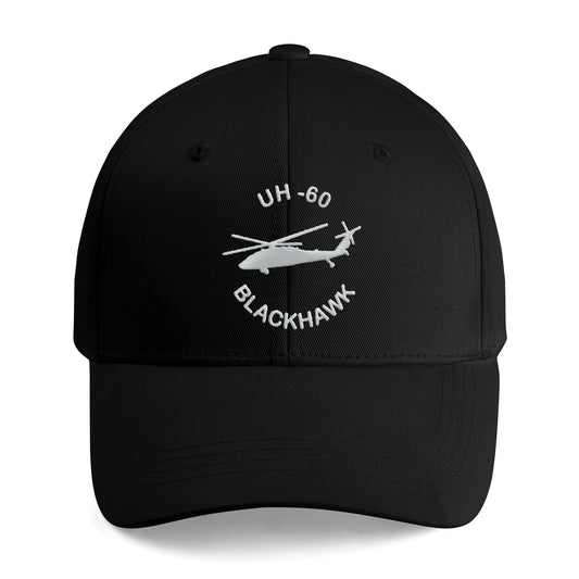 Sikorsky UH-60 Blackhawk Silhouette Embroidered Cap