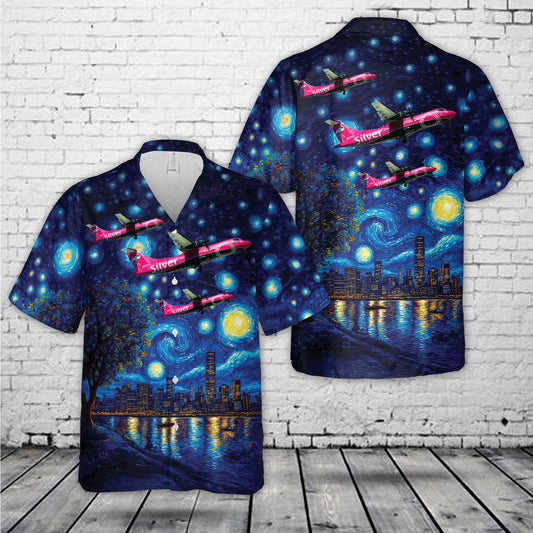 Silver Airways ATR 42-600 Hawaiian Shirt