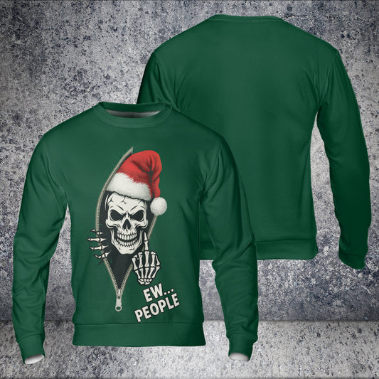 Skull Breakthrough Christmas Sweatshirt