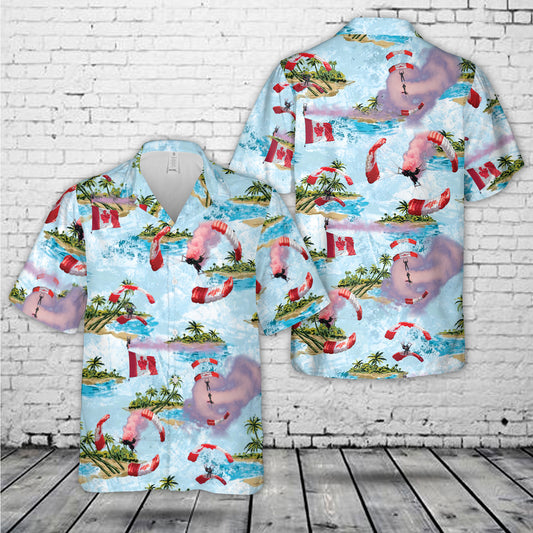 SkyHawks Parachute Team Hawaiian Shirt