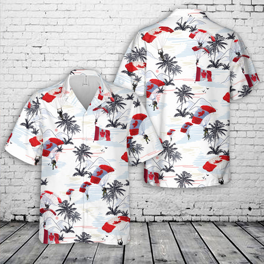 SkyHawks Parachute Team Hawaiian Shirt