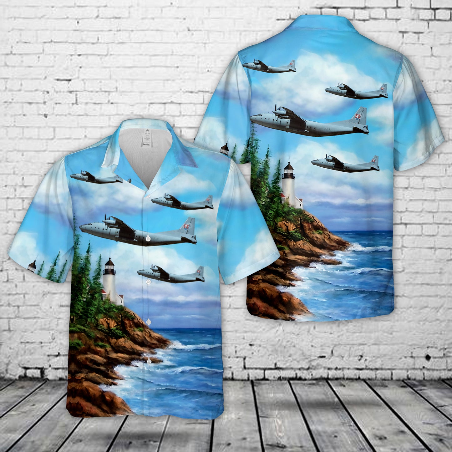 Slovak Air Force Antonov An-12BP Hawaiian Shirt