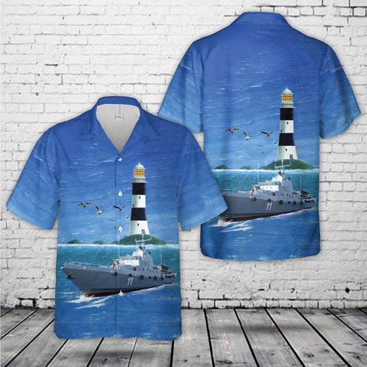 Slovenian Navy Project 10412 Triglav Hawaiian Shirt
