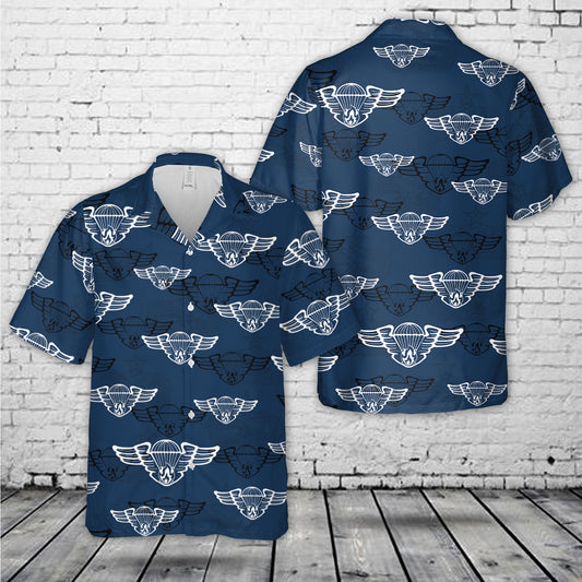 Smokejumpers Silhouette Hawaiian Shirt