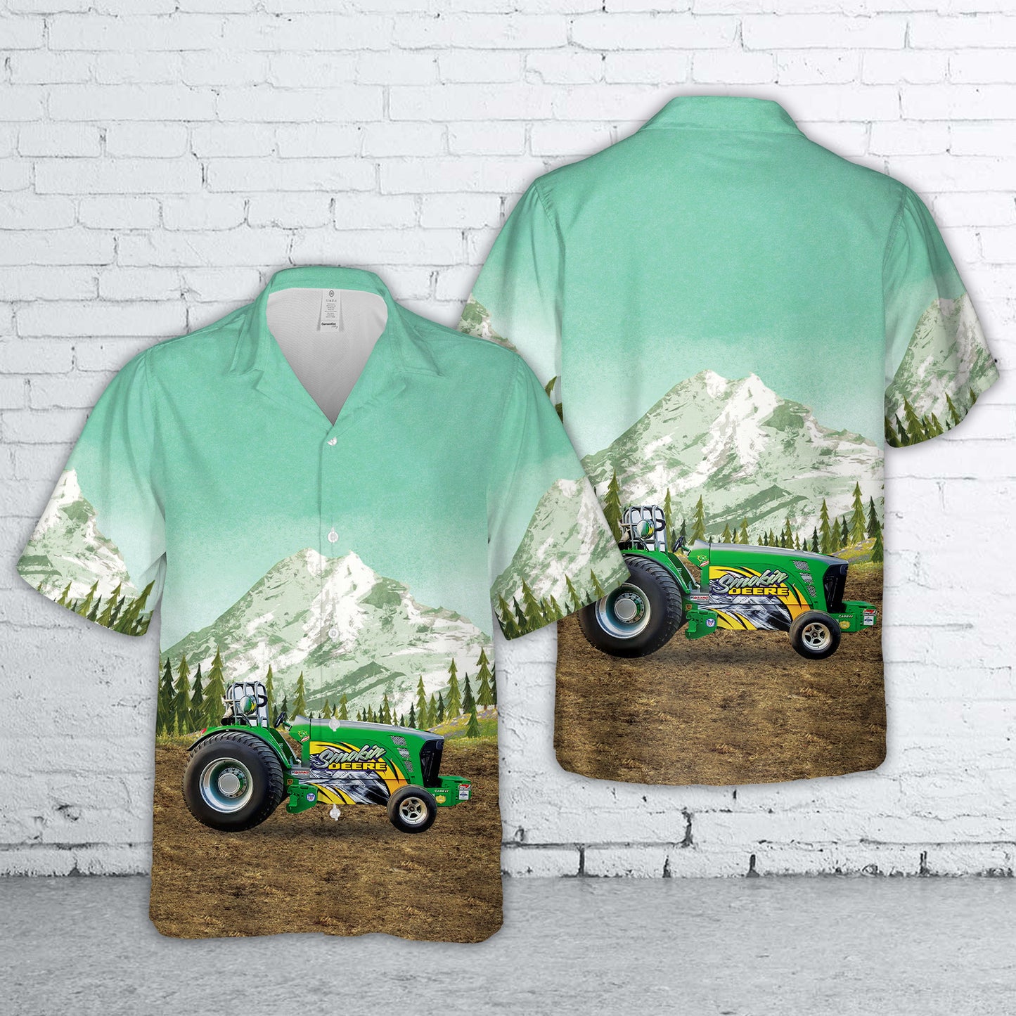 Smokin Deere Pulling Team Hawaiian Shirt