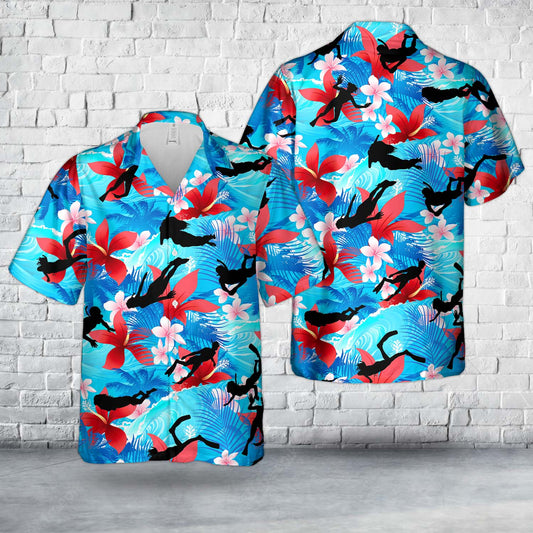 Snorkeling Hawaiian Shirt