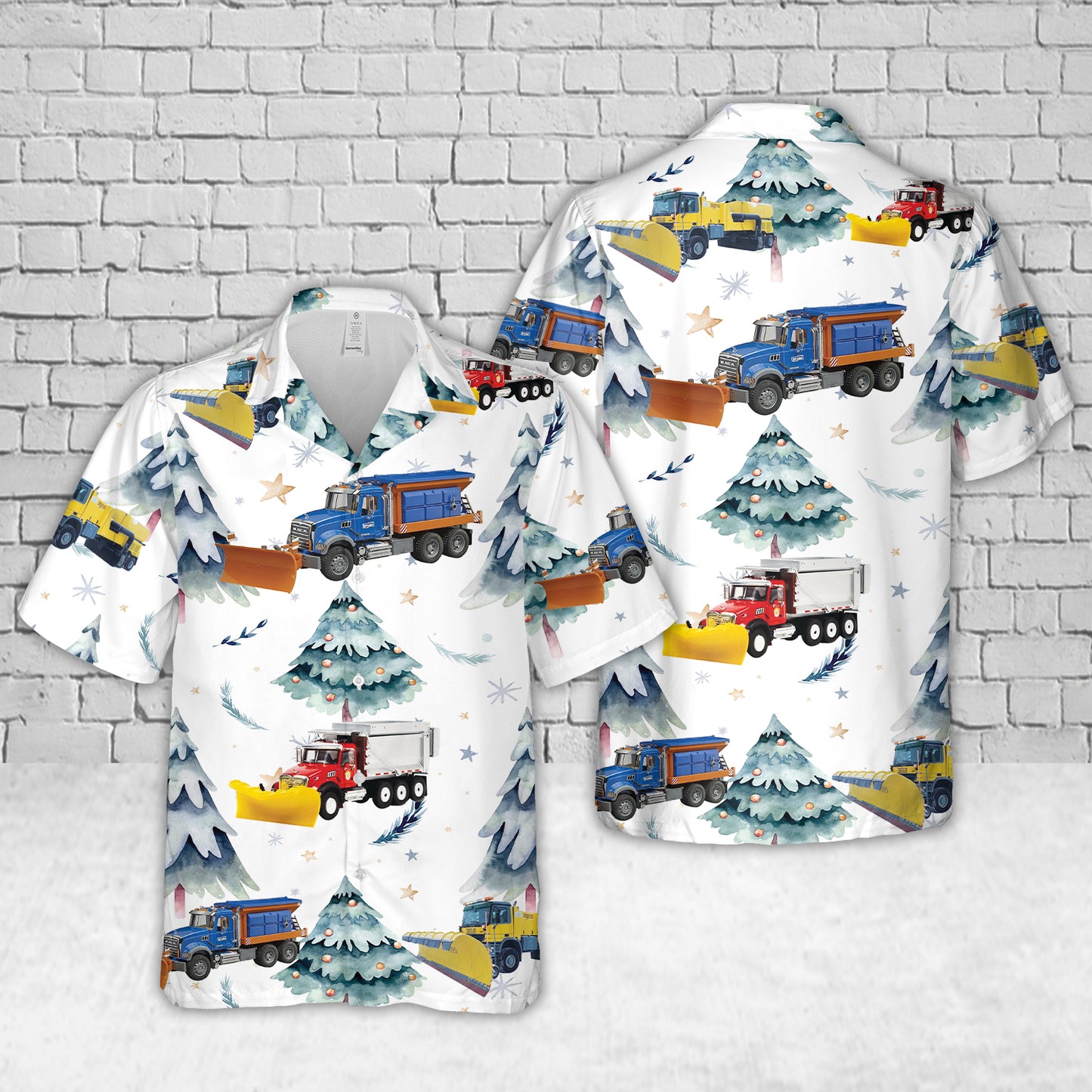 Snowlpow Truck Christmas Hawaiian Shirt