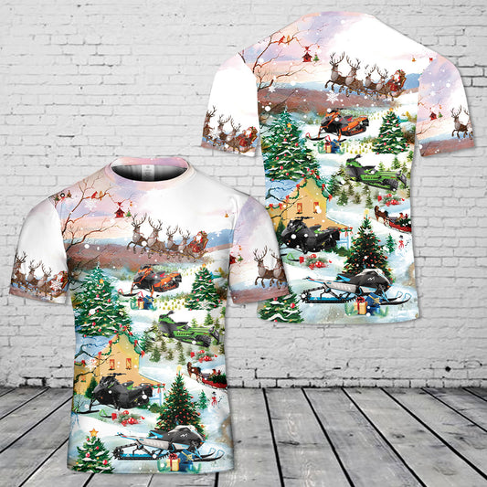 Snowmobiles T-Shirt 3D