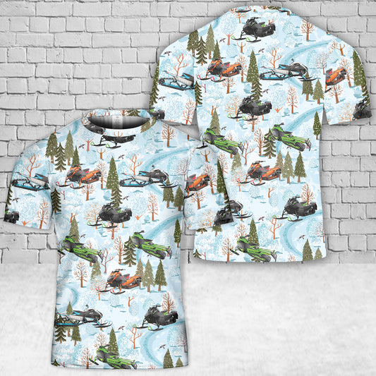 Snowmobiles T-Shirt 3D