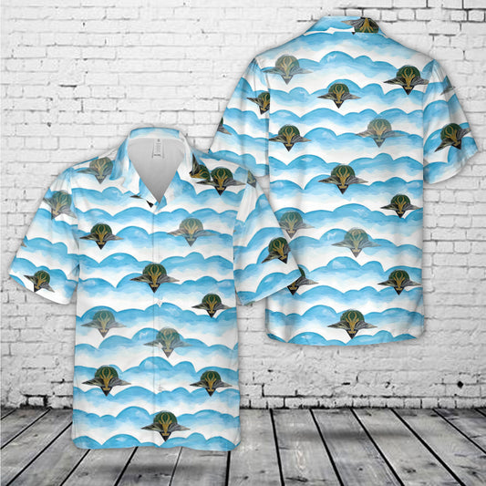 South Africa (SADF) 1 Parachute Battalion Beret Badge Hawaiian Shirt