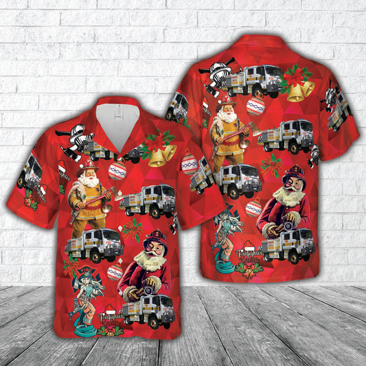 South Australian Country Fire Service / Coromandel Valley Country Fire Service Christmas Hawaiian Shirt
