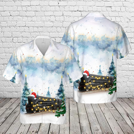 South Australian Railways 523 Christmas Hawaiian Shirt