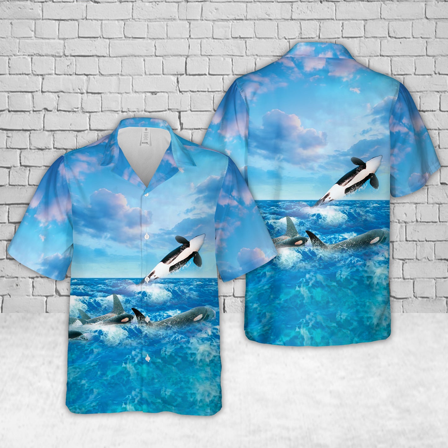 Southern Resident Killer Whale Hawaiian Shirt