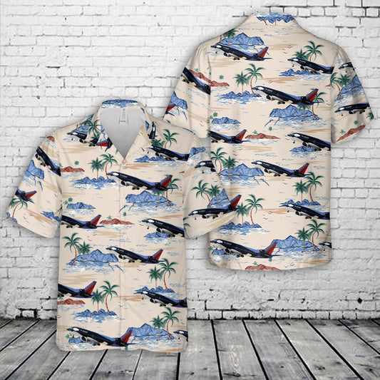 Southwest Airlines Boeing 737-3H4 Hawaiian Shirt