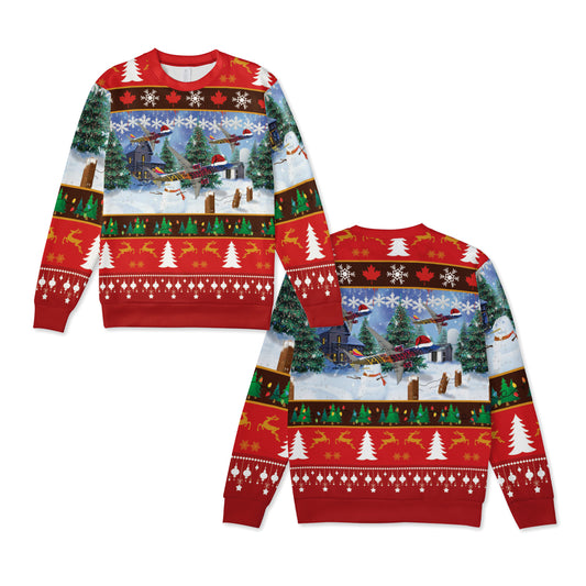 Southwest Airlines Boeing 737 MAX 8 Christmas Knitted Sweater