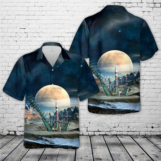 Soyuz 2.1A rocket Hawaiian Shirt